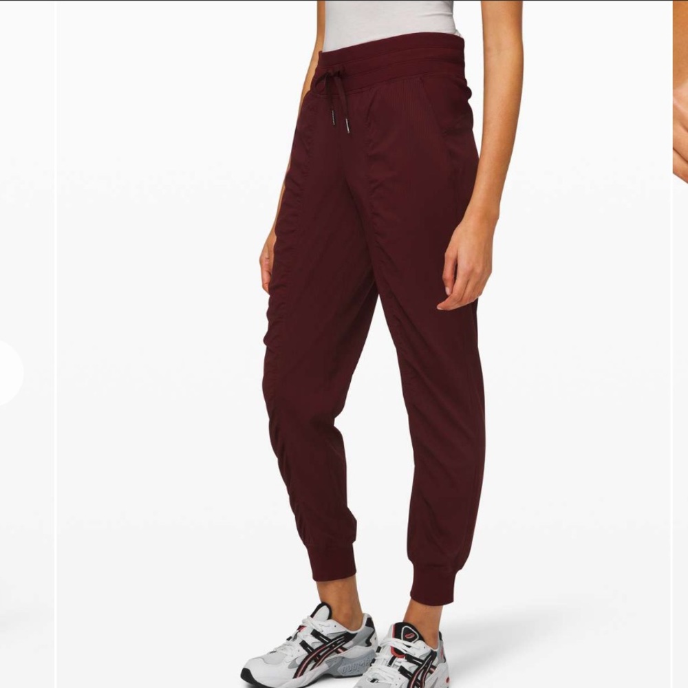 Lululemon Athletica Burgundy Joggers